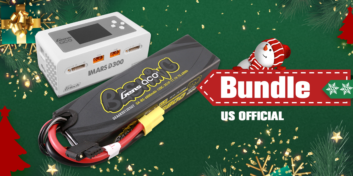 Gens ace Holiday Energy Bundle - bashing battery and imars d300 charger